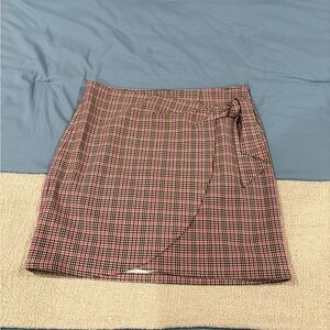 LOFT Multicolor Plaid Pencil Skirt